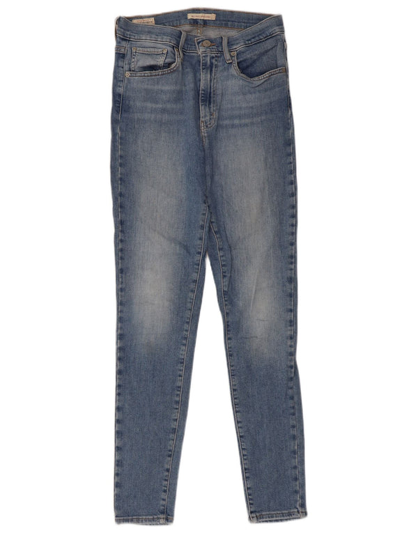 Levi's Damen Mile High Super Skinny Jeans W28 L30 Blaue Baumwolle