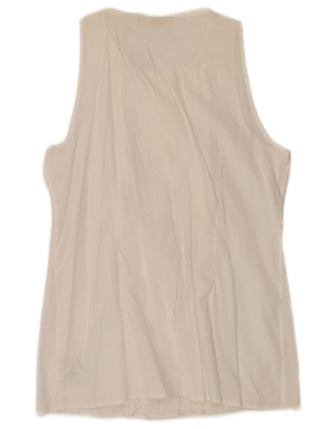 Massimo Dutti Damen-Zweireiher-Blusenoberteil EU 34 2XS Off White Cotton