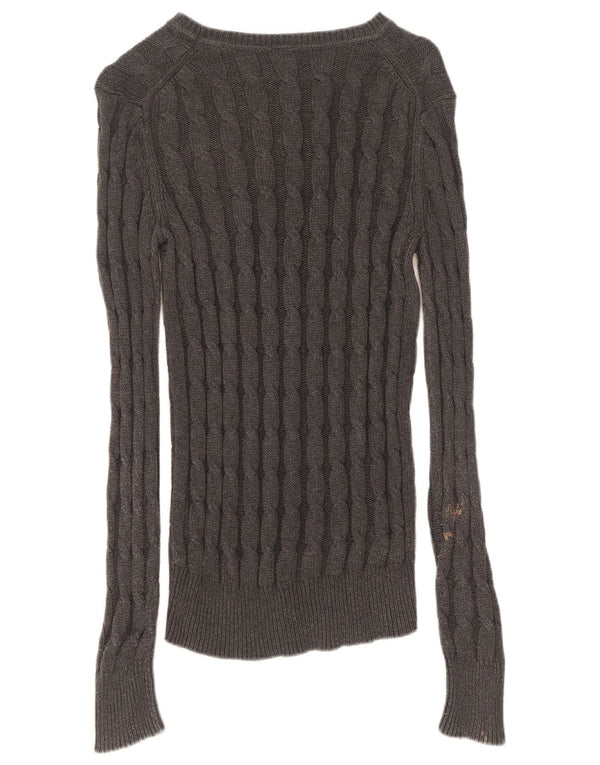 Gap Damen-Pullover mit U-Boot-Ausschnitt, UK 14, Mittelgrau