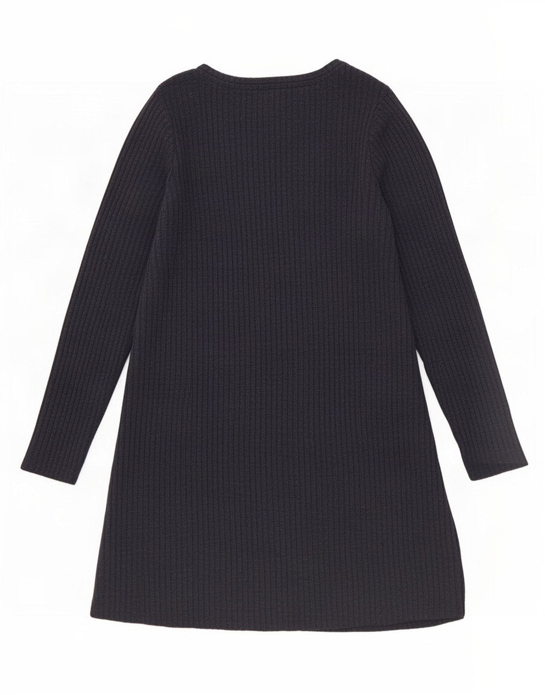 Marks & Spencer Damen Langarm-Basic-Kleid UK 16 Large Marineblau