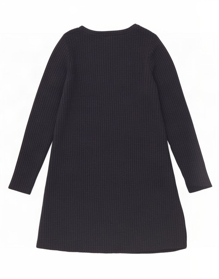Marks & Spencer Damen Langarm-Basic-Kleid UK 16 Large Marineblau
