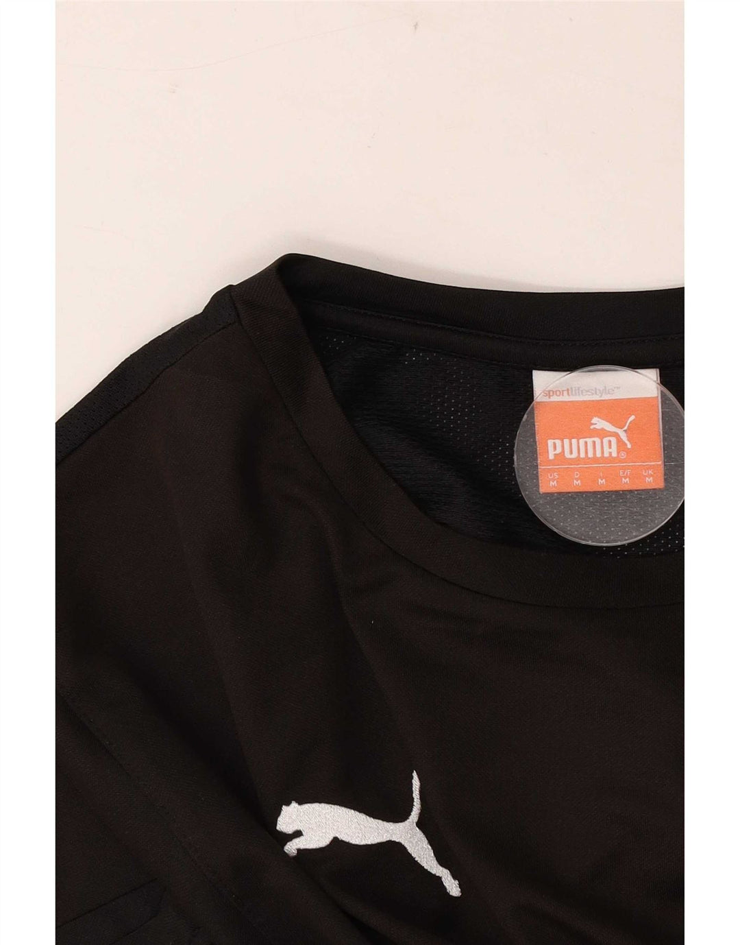 Puma Herren T-Shirt Top Medium Schwarz Colourblock