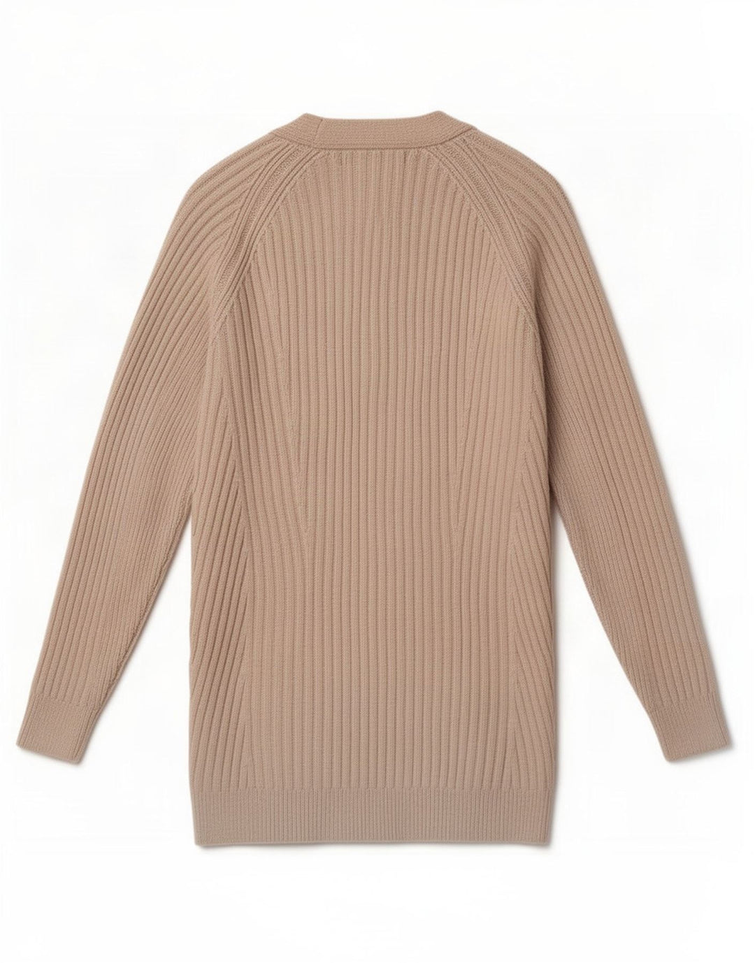 Marks & Spencer Offener Damen-Cardigan-Pullover UK 10 Small Beige Polyester
