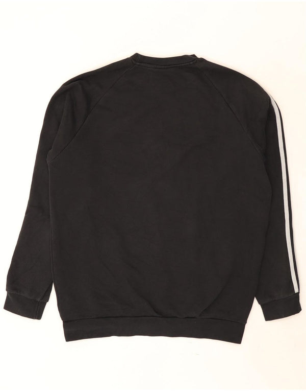 Adidas Herren Sweatshirt Pullover Medium Schwarz Baumwolle