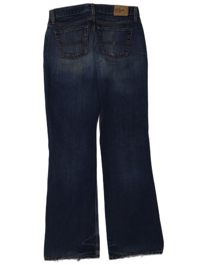 Tommy Hilfiger Damen Schlagjeans W29 L32 Blaue Baumwolle