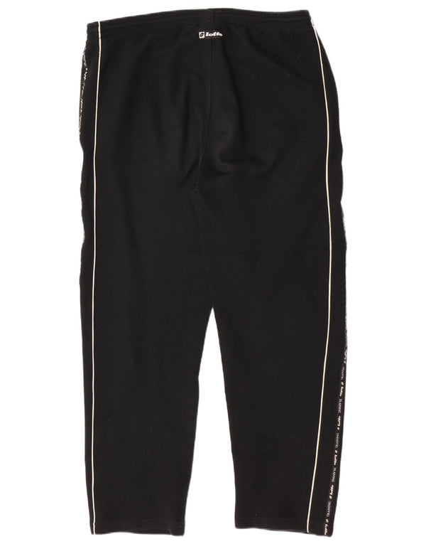 Lotto Mens Graphic Tracksuit Trousers UK 40/42 Large  Black Polyester