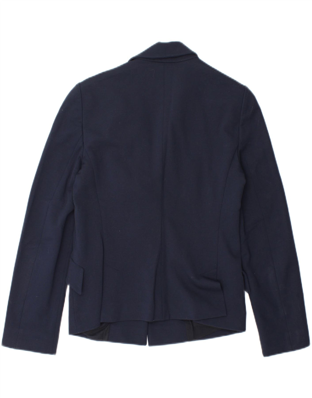 Emporio Armani Damen 1-Knopf-Blazerjacke UK 10 Small Marineblau