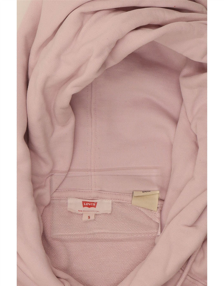 LEVI'S Mens Hoodie Jumper Small Pink Cotton Vintage Levi's and Second-Hand Levi's from Messina Hembry 