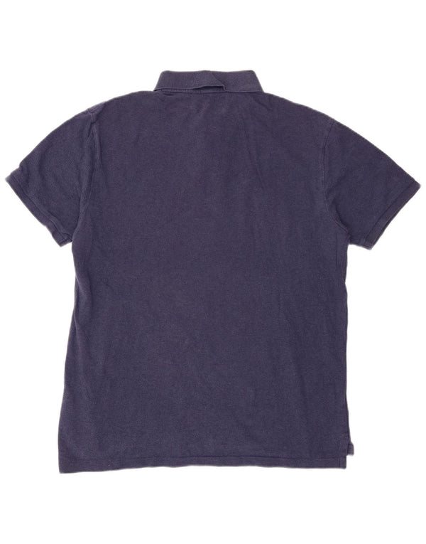 Polo Ralph Lauren Herren Slim Fit Poloshirt XL Marineblau Baumwolle