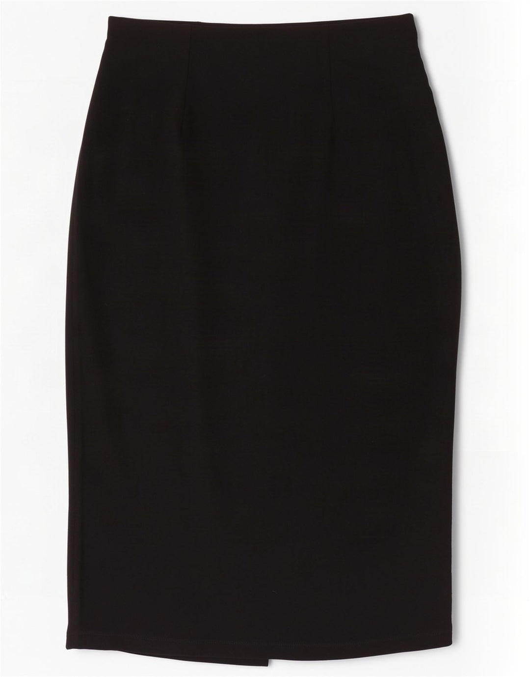 Marks & Spencer Damen Midirock UK 10 Small W30 Schwarze Viskose
