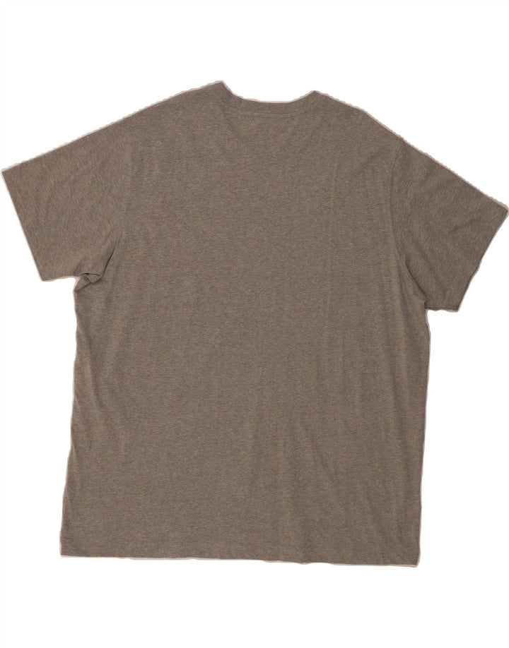 EDDIE BAUER Mens T-Shirt Top 2XL Grey Cotton Vintage Eddie Bauer and Second-Hand Eddie Bauer from Messina Hembry 