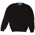 Sun68 Herren-Pullover mit Rundhalsausschnitt, mittelschwarze Wolle