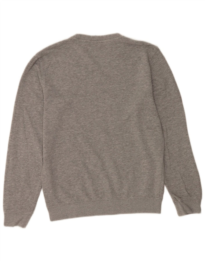 Champion Herren-Sweatshirt mit Grafik, klein, grau meliert, Baumwolle