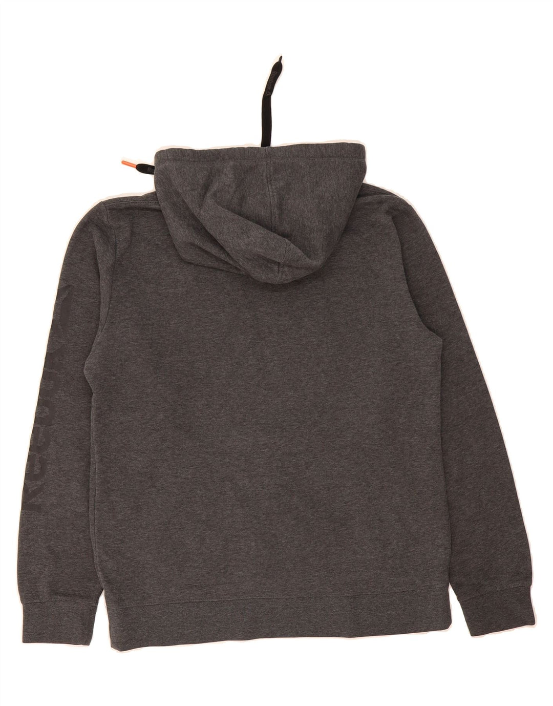 REEBOK Mens Graphic Hoodie Jumper Medium Grey Vintage Reebok and Second-Hand Reebok from Messina Hembry 