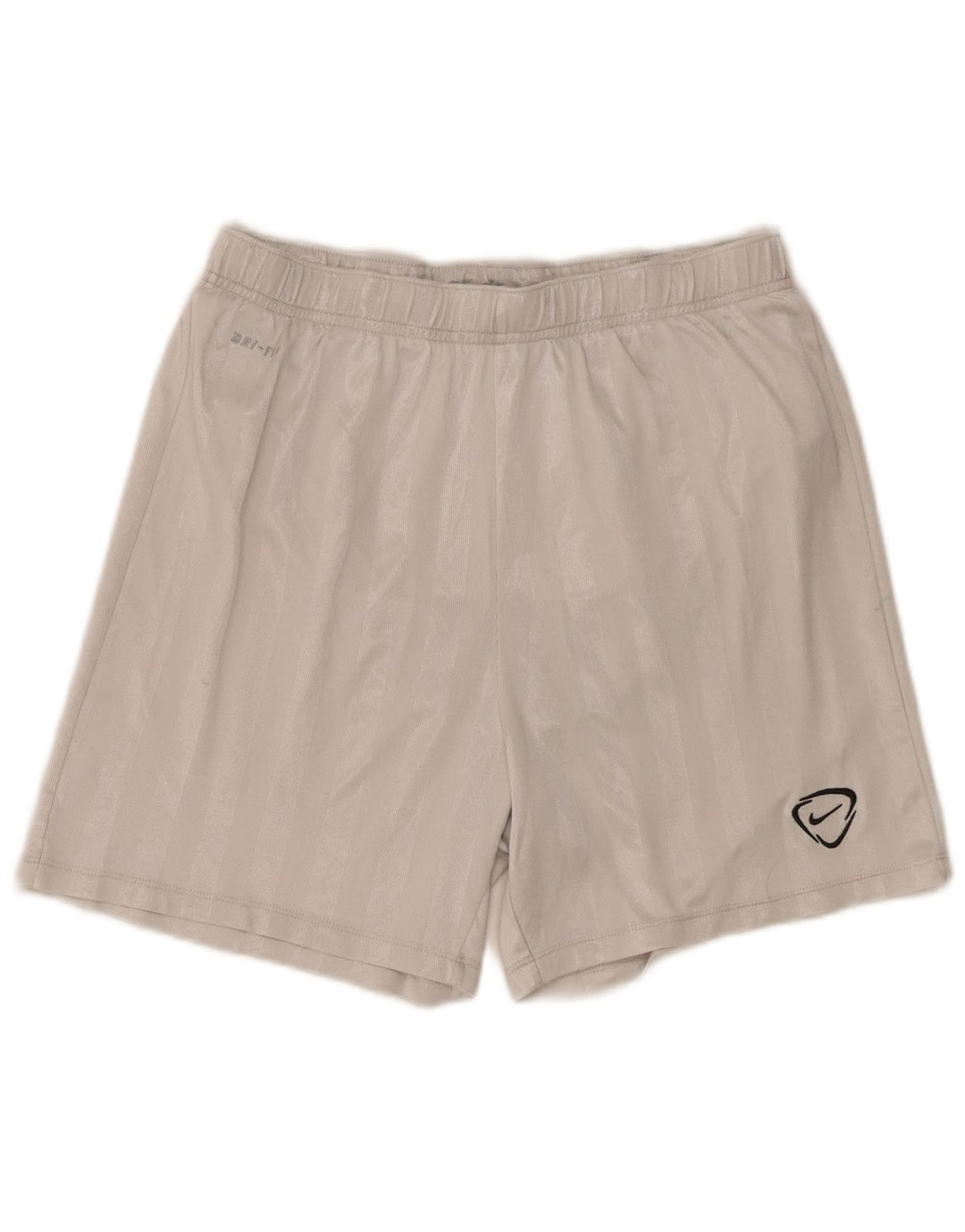 Nike Herren Dri Fit Sportshorts Mittelweißes gestreiftes Polyester