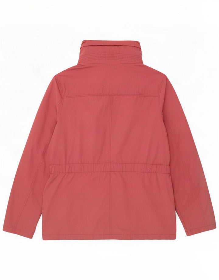 Fat Face Womens Hooded Utility Jacket UK 16 Large Pink Polyester