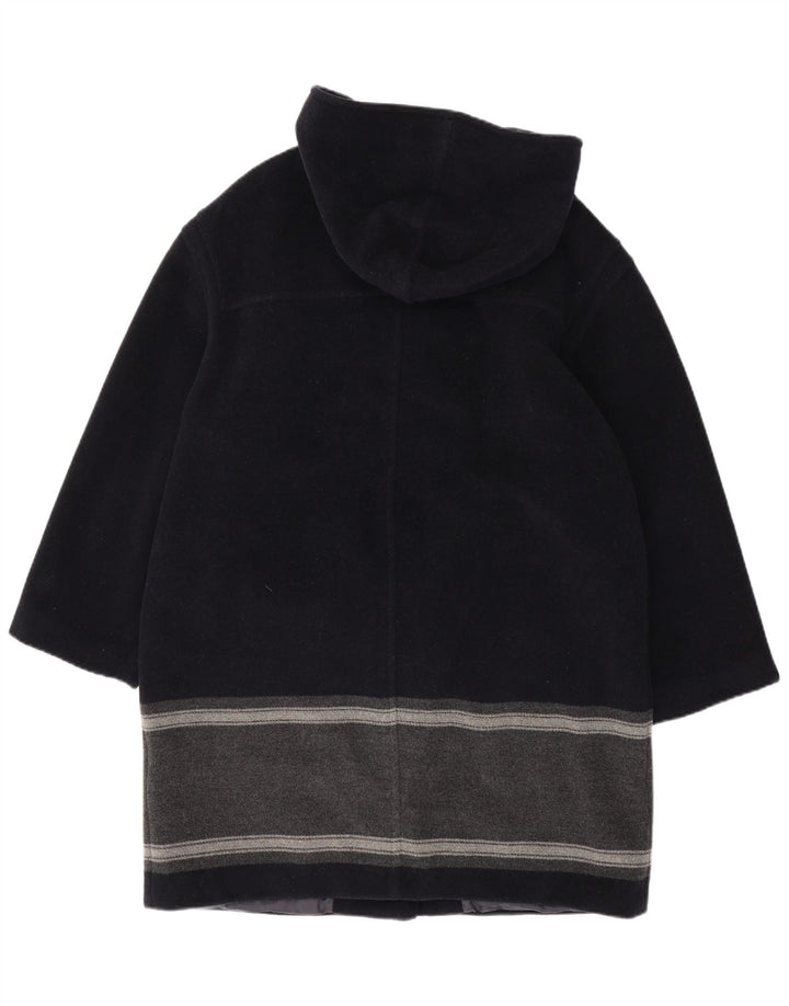 Max & Co. Damen-Dufflecoat mit Kapuze, UK 14, Large, Marineblau, Farbblock