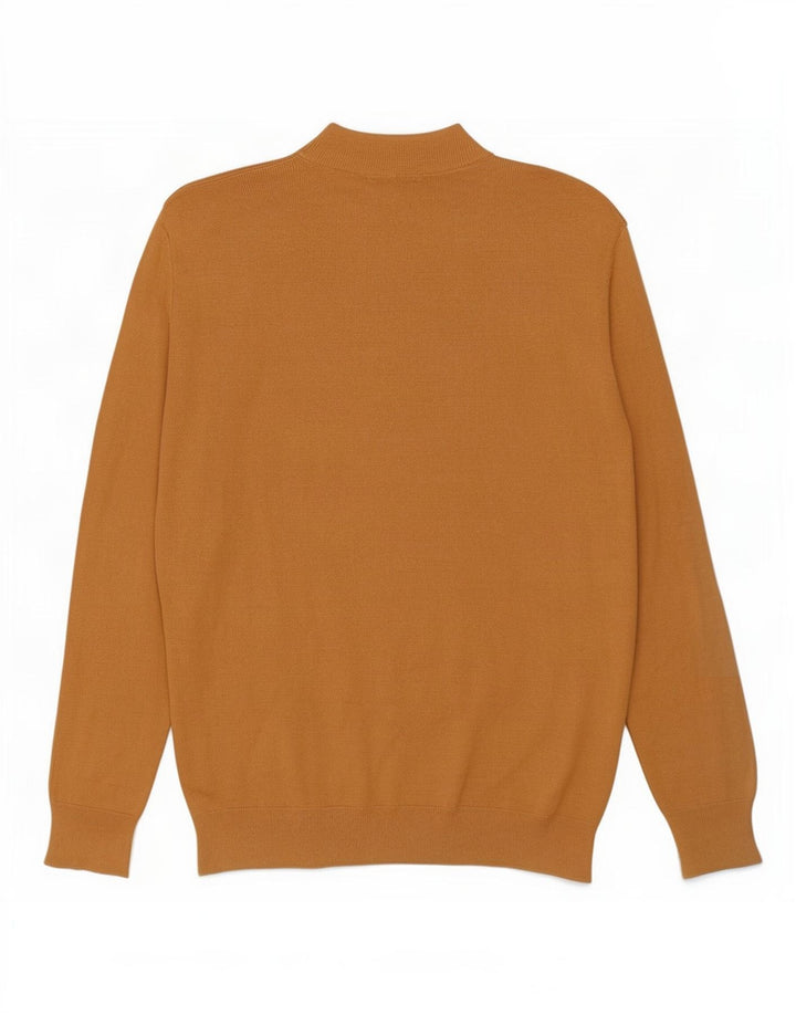 Rollkragenpullover für Herren von Zara, Größe S, beige, Viskose