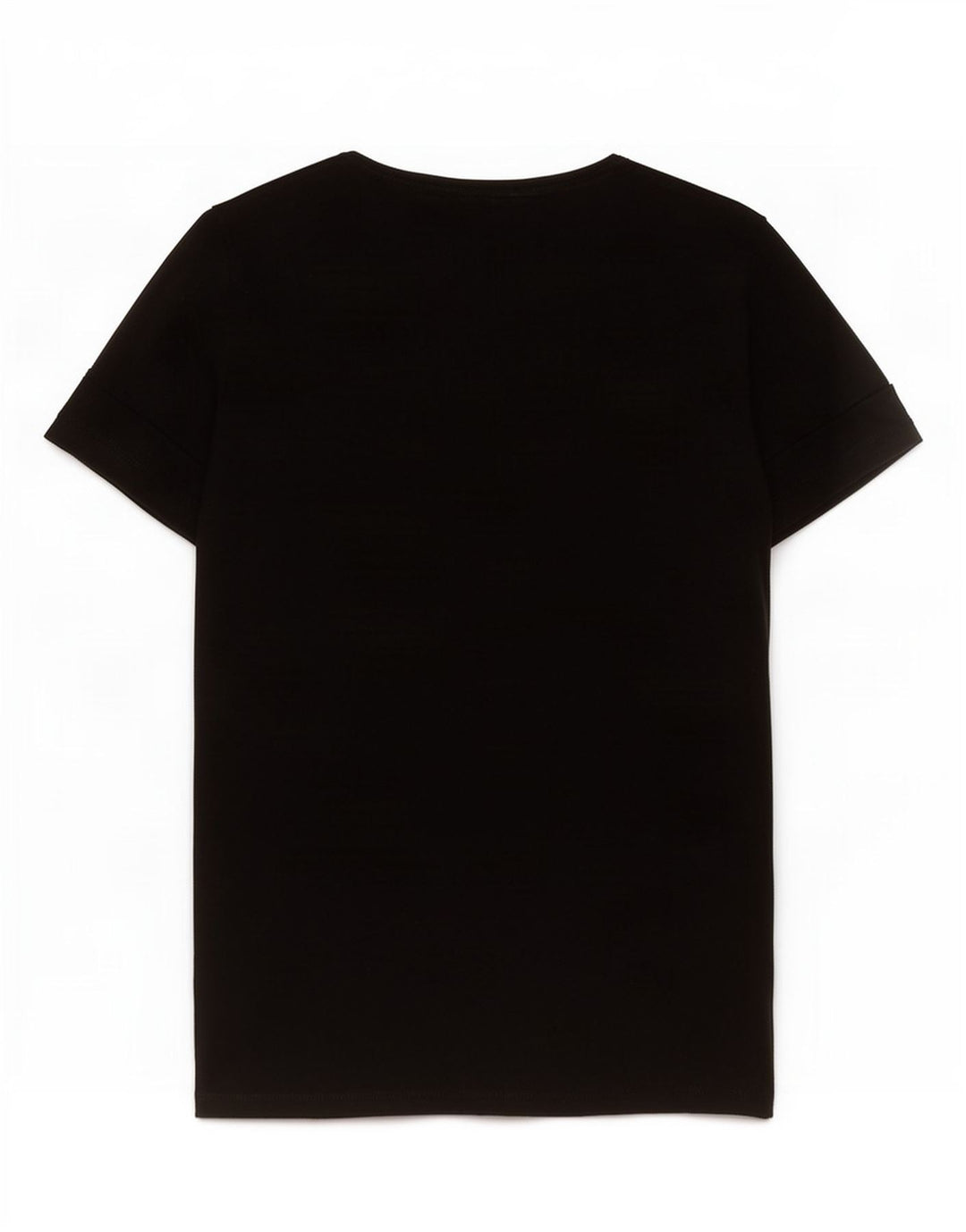 Guess Damen Grafik-T-Shirt-Oberteil UK 12 Mittelschwarzes Polyester