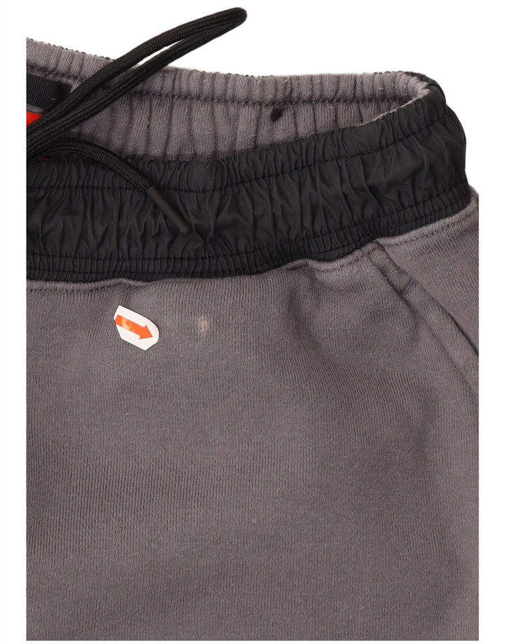 NIKE Womens Tracksuit Trousers Joggers UK 14 Medium  Grey Colourblock