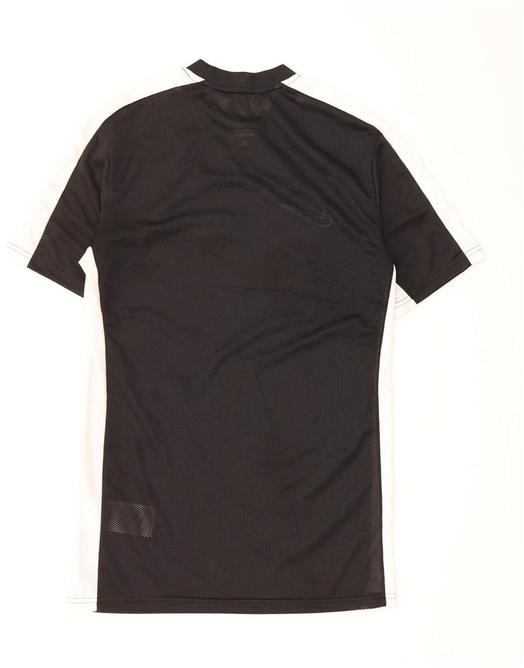 Nike Herren Dri Fit Slim Fit T-Shirt Top Small Schwarz Colourblock Polyester