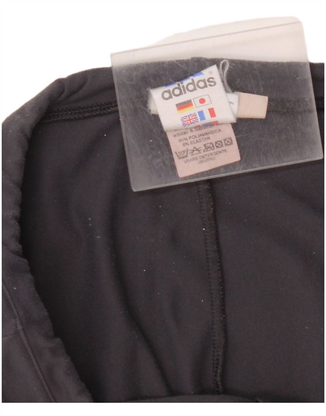 ADIDAS Damen Trainingshose UK 16 Large Marineblau Polyamid