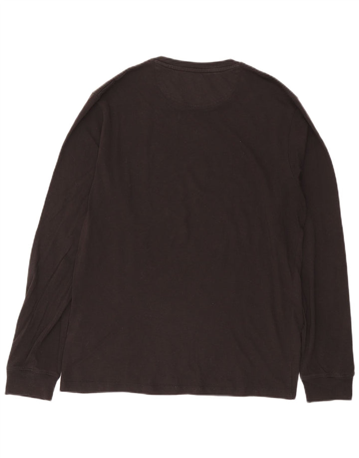 Timberland Herren Slim Fit Top Langarm Mittelschwarz Baumwolle