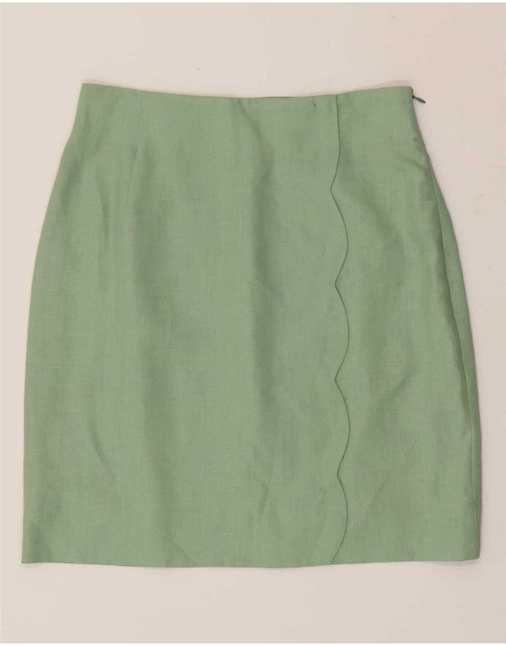 Cacharel Damen Zweireihiges 2-teiliges Rockset IT 44 Medium W28 Grün