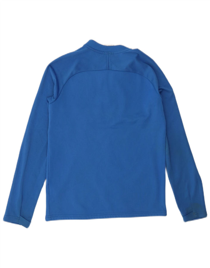 Nike Langarmshirt mit Grafik für Jungen, 10–11 Jahre, Mittelblau, Farbblock