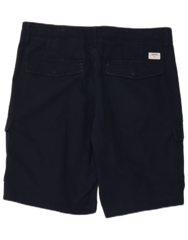 Timberland Herren Cargoshorts W32 Medium Marineblau Baumwolle