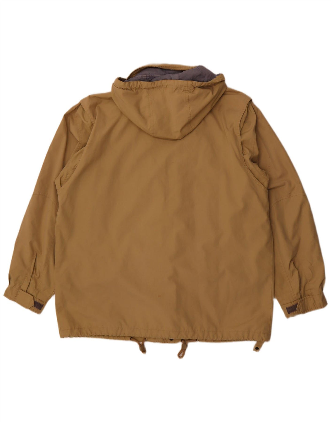 Fila Herren-Windbreakerjacke mit Kapuze IT 52 XL Beige Polyester