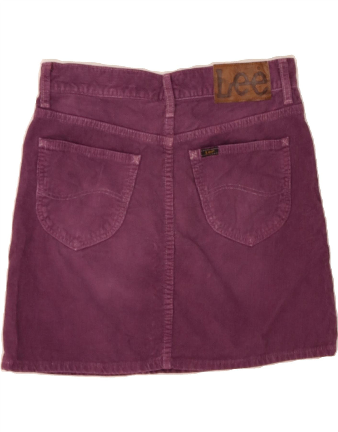 LEE Womens Corduroy Skirt Small W28  Purple Vintage Lee and Second-Hand Lee from Messina Hembry 