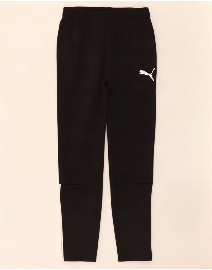 Puma Herren-Trainingshose, Mittelschwarzes Farbblock-Polyester