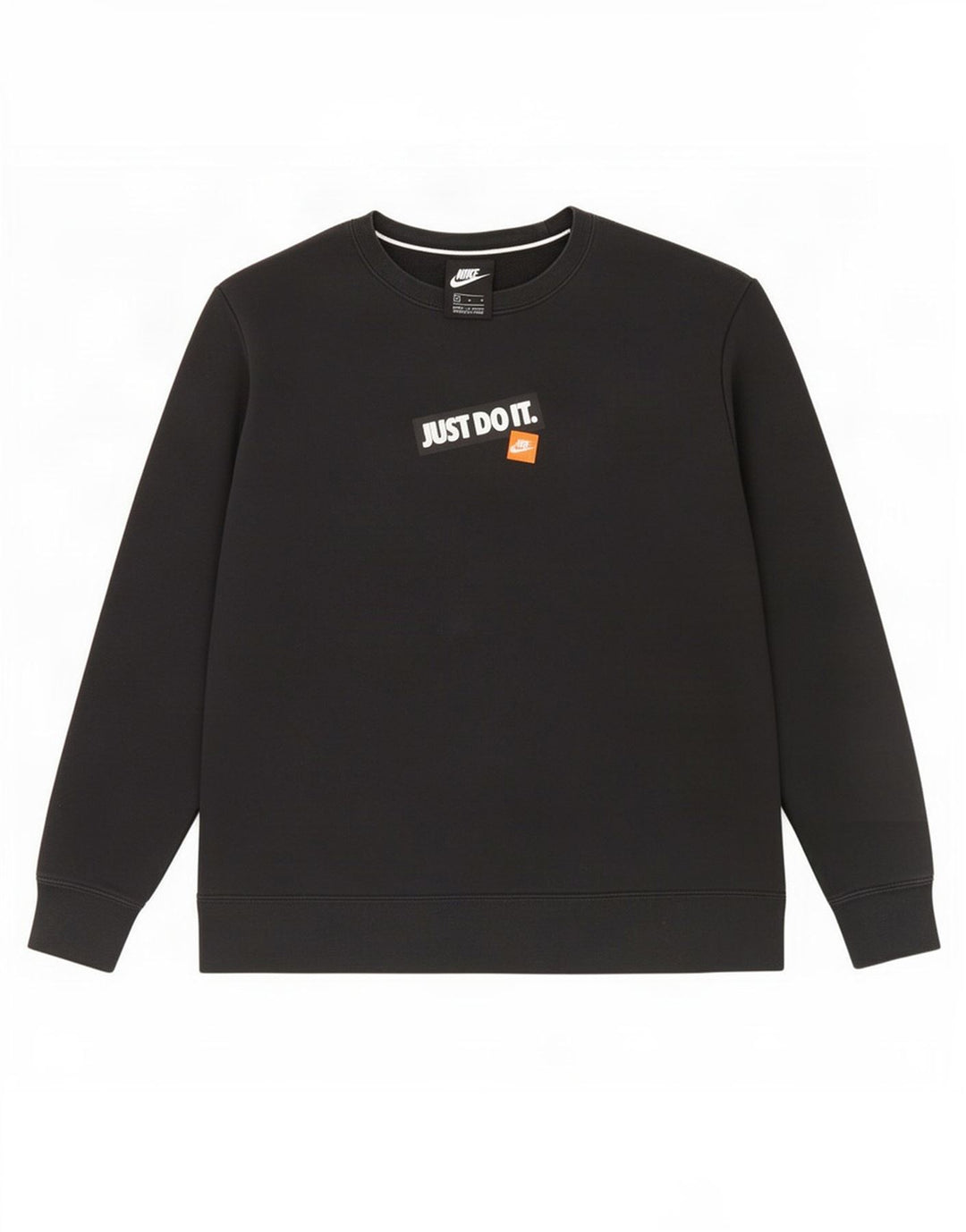 Nike Herren Grafik-Sweatshirt-Pullover, mittelschwarz, Baumwolle