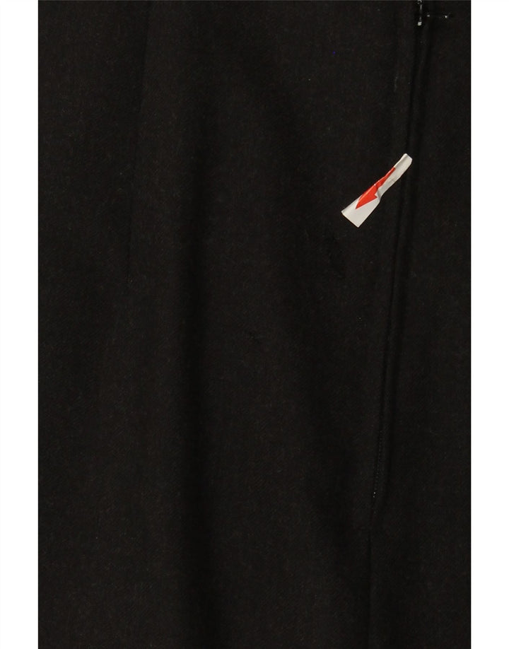 Sisley Damen Mini-Bleistiftrock W30 mittelgraue Wolle