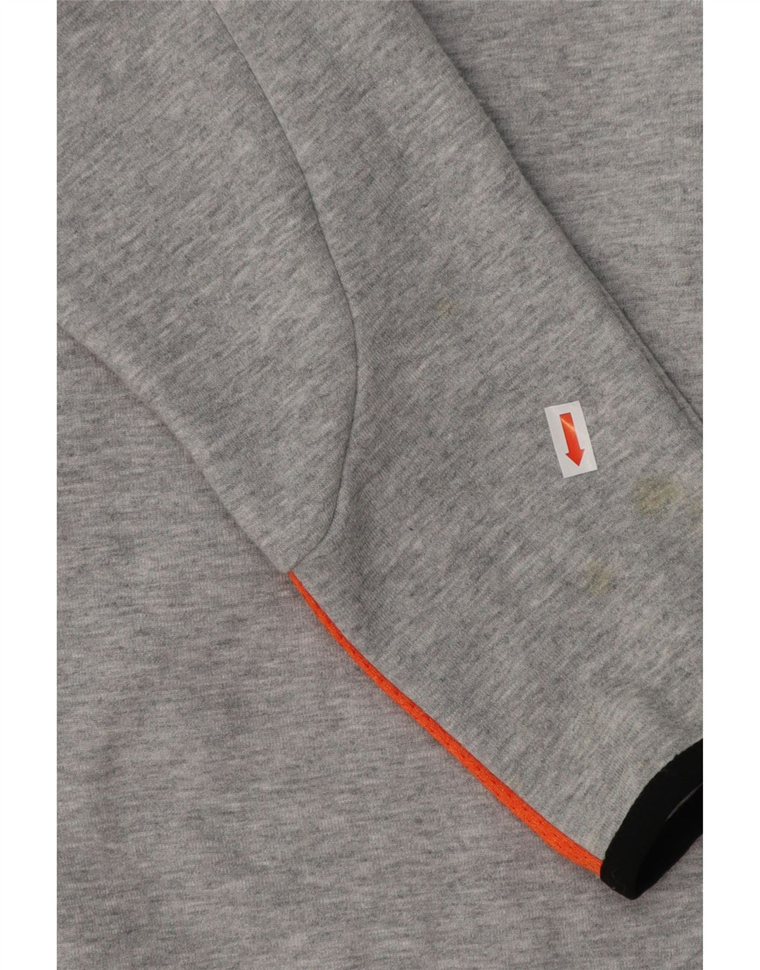 ELLESSE Grafik-Sweatshirtpullover für Damen, UK 14, Größe L, grau meliert, Baumwolle