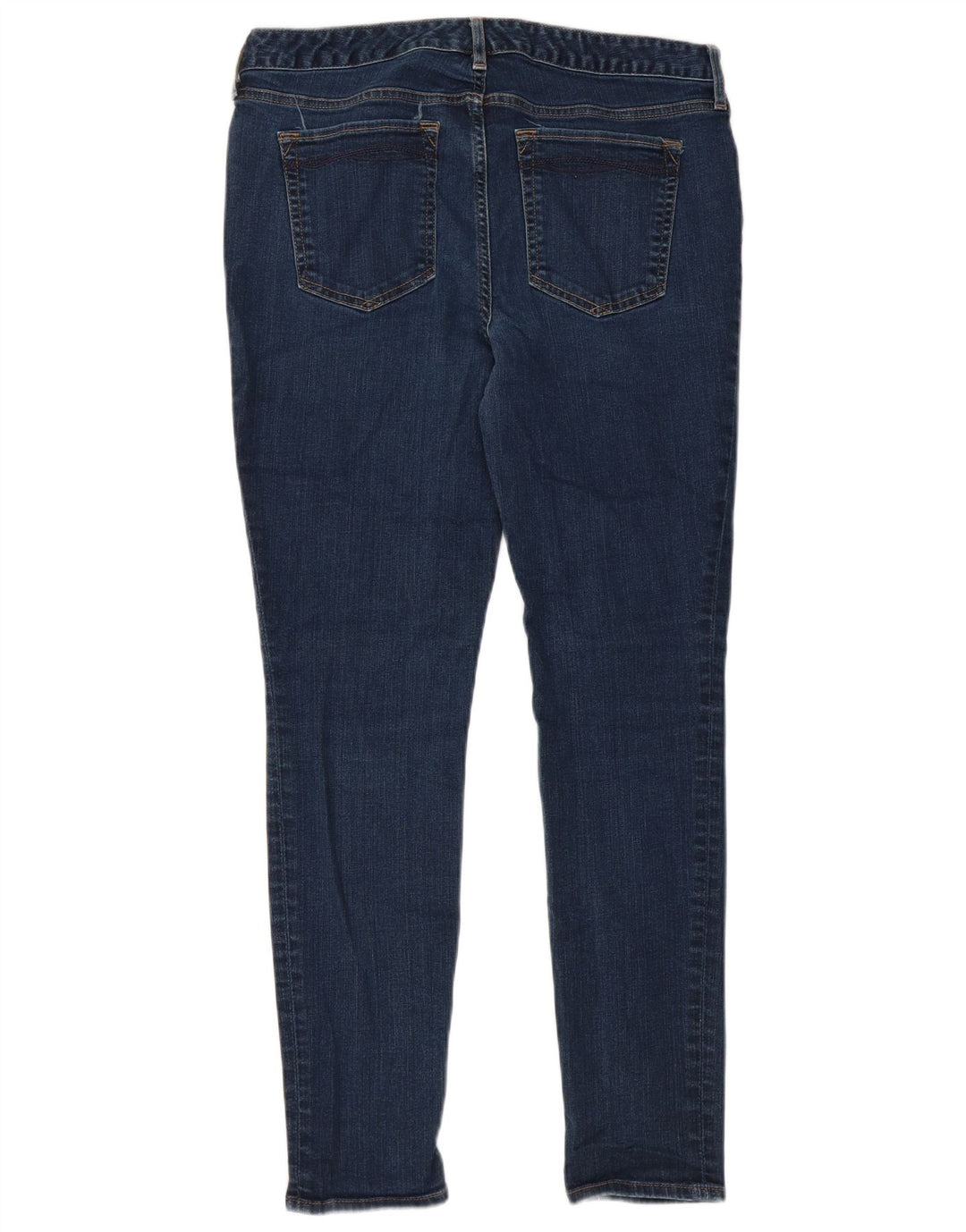 EDDIE BAUER Damen leicht kurvige Röhrenjeans US 12 Large W32 L28 Blau