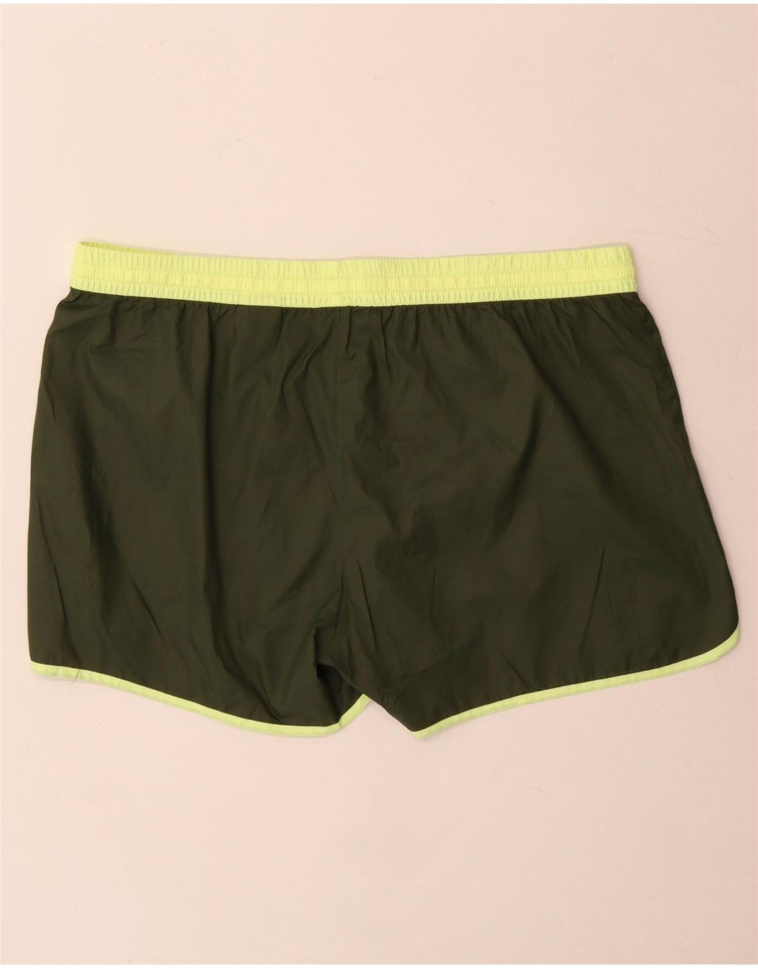 Reebok Damen Sportshorts UK 16 Large Khaki Polyester