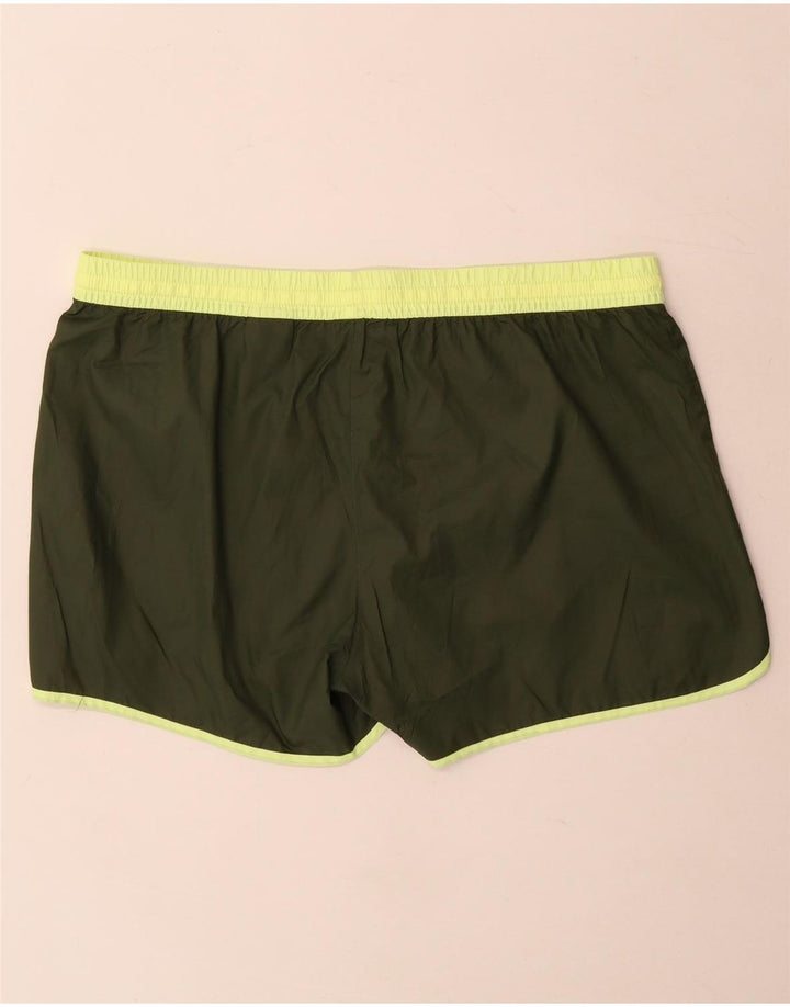Reebok Damen Sportshorts UK 16 Large Khaki Polyester