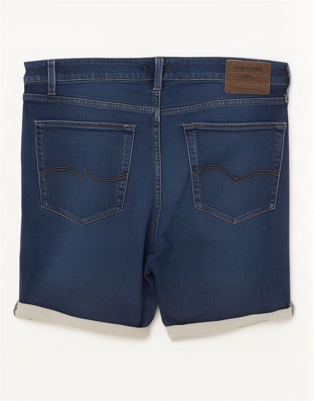 Jack & Jones Herren-Jeansshorts, Größe L, W34, Blau, Baumwolle