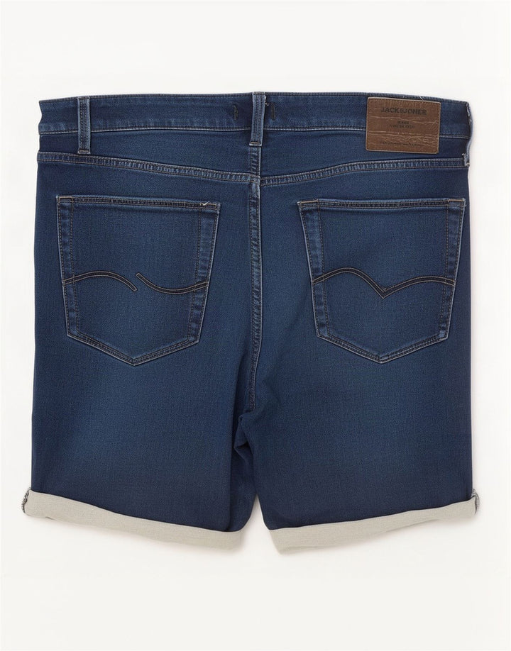 Jack & Jones Herren-Jeansshorts, Größe L, W34, Blau, Baumwolle