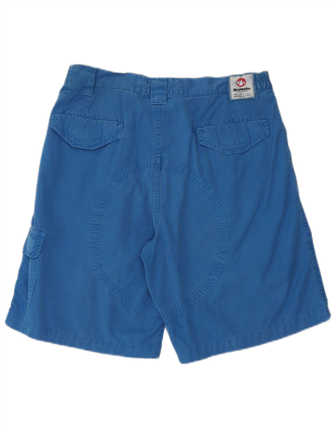 Murphy & Nye Herren Cargoshorts W34 Große blaue Baumwolle