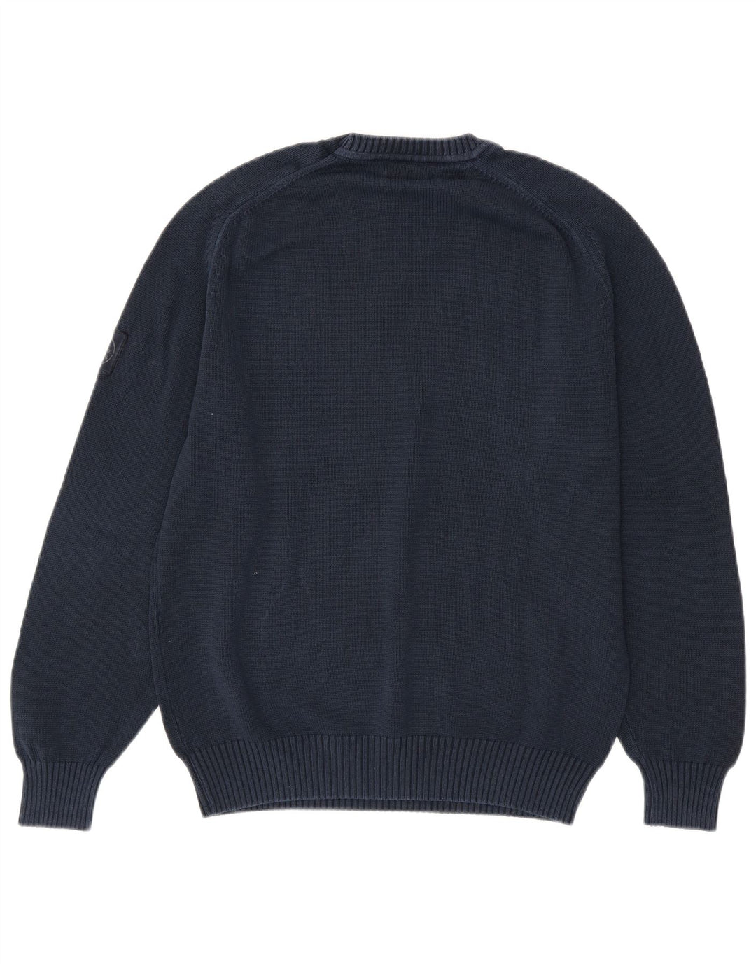 MURPHY & NYE Herren-Sailmakers-Pullover mit Rundhalsausschnitt, mittleres Marineblau