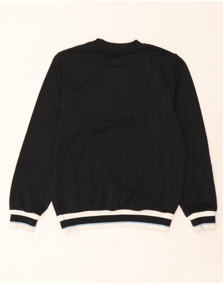 Nike Herren Sweatshirt Pullover UK 36/38 Small Schwarz Colourblock Polyester