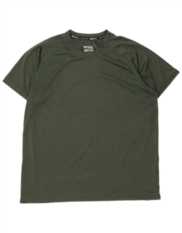 Mountain Warehouse Herren IsoCool T-Shirt-Oberteil XL Grün