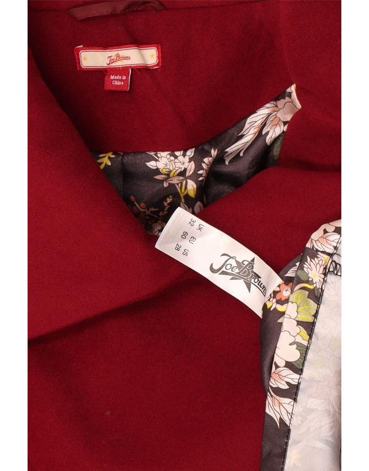 Joe Browns Damen Übergroßer Mantel UK 22 3XL Rot Polyester