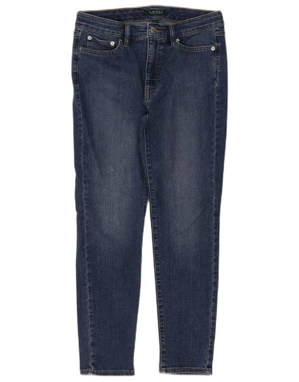 Ralph Lauren Damen Slim Jeans US 6 Medium W30 L26 Blaue Baumwolle
