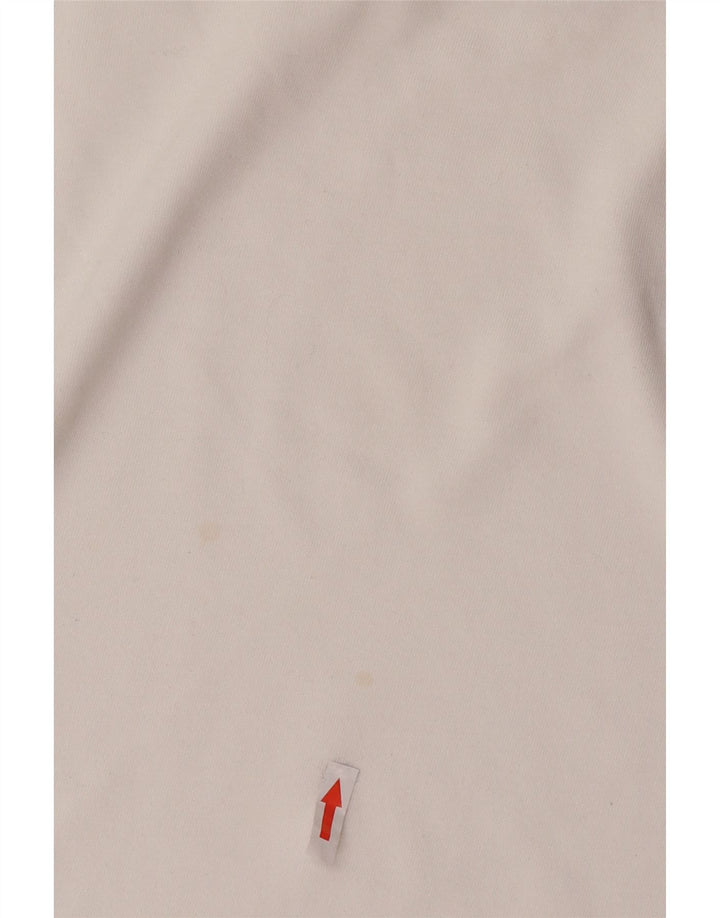 Nike Herren T-Shirt Top aus mittelweißer Baumwolle