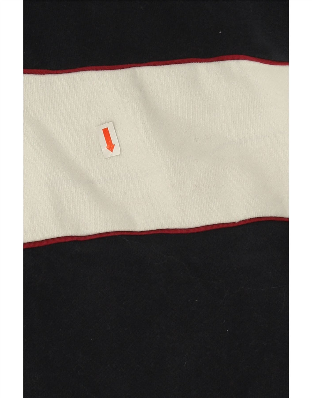 Marks & Spencer Herren-Sweatshirt mit Reißverschluss am Hals, Größe S, Marineblau, Farbblock