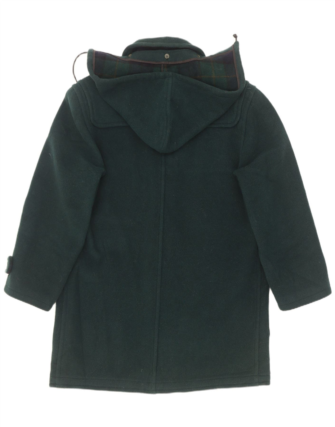 Pierre Cardin Herren-Dufflecoat mit Kapuze IT 50, große grüne Wolle